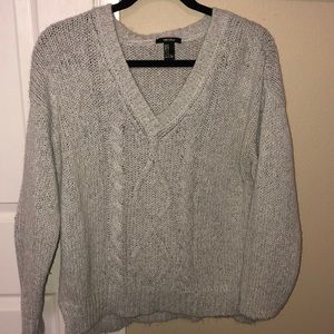 Cable knit sweater